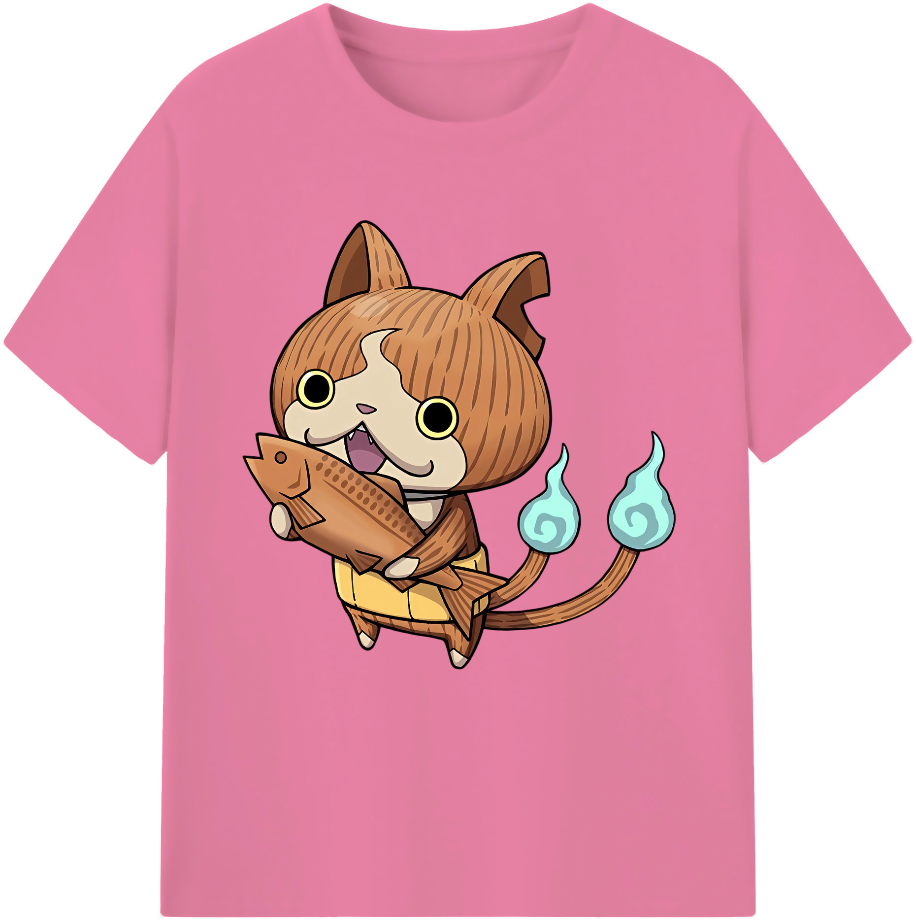 （画像用） 妖怪ウォッチ Yo-kai Watch 綿100％半袖Tシャツ（フロントプリント）